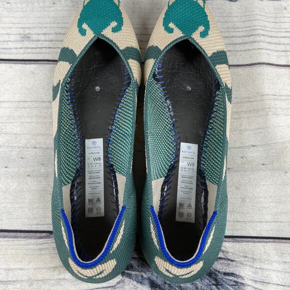 Rothys The Point Moroccan Flats Size 8 - Picture 7 of 10